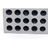 Pair 1" x 2" x 3" Precision Steel 1-2-3 123 Blocks 23 Holes image