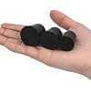 27 Pack (10 Assorted Sizes) 000# - 7# Tapered Lab Bungs Solid Rubber Stoppers image