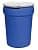 Eagle 30 Gallon Plastic Drum with Lid, Metal Lever-Lock, 28.5"x21.1", Open Head Lab Pack Drum Made of Durable, Lightweight HDPE, Withstands Weather and Chemicals, Made in USA, Blue image