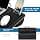 LAPGEAR Home Office Pro Lap Desk with Wrist Rest, Mouse Pad, and Phone Holder - Black Carbon - Fits up to 15.6 Inch Laptops - Style No. 91598 image