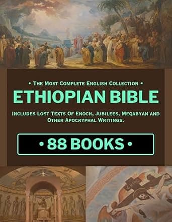 Ethiopian Bible in English Complete with 88 Books [Large Print]: Includes Lost Texts Of Enoch, Jubilees and Other Apocryphal Writings image