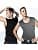 3 Pieces Men Underwear Sleeveless Vest Warm Tank Top Black Gray Men's Underwear Top for Men image