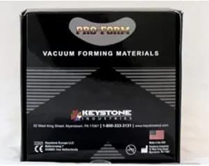 KEYSTONE - Soft Eva - .080in ( 2mm ) - 25pk - 5in x 5in sheets - CLEAR 9597150 Us Dental Depot image