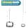 AQUANEAT Aquarium Net with Extendable Long Handle, Adjustable Wastes Skimming Cleaning Tools for Fish Tanks, 3 inch image