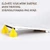 KATA 32pcs Pyramid Stands Painter's Painting Stands,Mini Cone Paint Stands for Canvas and Door Risers Support,Cabinet Paint Pouring image