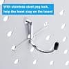 FRIMOONY Pegboard Hooks Assortment with Pegboard Bins, Peg Locks, for Organizing Various Tools, 80 Piece image