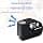 YOHOOLYO Alarm Disc Lock Motorcycle Disc Brake Lock Anti-Theft Waterproof 110 dB 7mm Pin 5ft Reminder Cable for Motorcycles Bike Scooter Carry Pouch (Black) image