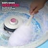 Cotton Candy Cones (100 Pack) - White Cotton Candy Sticks - Kraft Paper Cotton Candy Cone - Carnival Cotton Candy Supplies for Floss Sugar Cotton Candy - Cones for Cotton Candy Mak image