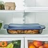 Pyrex Colors (9"x13") Tinted Glass Baking Dish with BPA-Free Lid, Oblong Bakeware Glass Pan For Casserole & Lasagna, Dishwasher, Freezer, Microwave and Pre-Heated Oven Safe, Smoke image