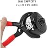 WORKPRO 12" Adjustable Oil Filter Pliers, Wrench Adjustable Oil Filter Removal Tool, Ideal For Engine Filters, Conduit, & Fittings, W114083A image