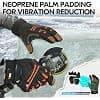 Vgo... -4℉ or above Winter Waterproof High Dexterity Heavy Duty Mechanic Glove, Anti-vibration, Anti-abrasion, Touchscreen (1 Pair,XL,Green,GA8954FW) image