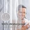 LiBa Bathroom Shower Curtain Waterproof Plastic Shower Curtain Premium PEVA Non-Toxic with Rust Proof Grommets Clear 8G Bathroom Accessories 72x72 image
