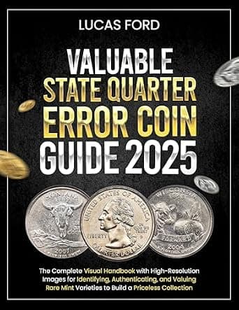 Valuable State Quarter Error Coin Guide: The Complete Visual Handbook with High-Resolution Images for Identifying, Authenticating, and Valuing Rare Mint ... (Valuable Collectibles  image