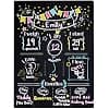 BLUE PANDA Monthly Baby Milestone Chalkboard, First Year Boy and Girl Age Tracking Growth Sign (11.6 x 15.6 in) image