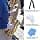 SKYNEO Saxophone Cleaning kit, Clarinet Cleaning Kit with Maintenance Kit,Cork Grease,Swab,Strap,Cleaning Cloth,Thumb Rest,Reed Case,Mouthpiece Brush and More image