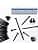 High Hardness Drywall Screws Assortment Kit, 166 pcs, Coarse Thread, Phillips Drive, Black Wood Screws, Screws Assortment, Screws Set, 6 Sizes (3”,2”,1-1/2”,1-1/4”,1”,3/4”) image