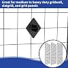 12 Pcs Gridwall Mount Brackets with Screws Gridwall Brackets for Grid Panels Clothing Store Cloakroom Retail Display Wall Organization (12) image