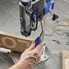 Dremel Drill Press Rotary Tool Workstation Stand with Wrench - Mini Portable Press & Tool Holder - 2 Inch Depth- Ideal for Drilling Perpendicular and Angled Holes - 220-01 image