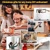 Stud Finder Wall Scanner - 5 in 1 Stud Finder Tool w/Microprocessor Chip and HD LCD Display, Stud Detector Beam Finders for the Center and Edge of Wood AC Wire Metal Studs Joist Pi image