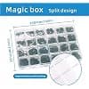 Mariyandh 324Pcs E-Clips Assortment Set(2.0mm-12mm) and External Retaining Rings, Snap Rings Assortment Kit,C Clips Assortment (M5-M16),Carbon Steel Circlip 24 Sizes image
