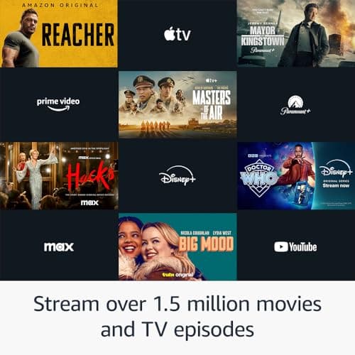 Amazon Fire TV Stick 4K (newest model) with AI-powered Fire TV Search, Wi-Fi 6, stream over 1.5 million movies and shows, free & live TV image