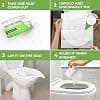 Toilet Seat Covers Paper Flushable (50 Pack) - XL for Adults and Kids Potty Training, 100% Biodegradable Travel Accessories Public Restrooms, Airplane, Camping image