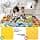 QUOKKA Baby Large Play Mat for Floor Plush - Playmat for Toddlers and Infants - Foldable Care Mat for Playroom - Large Padded Non-Slip Nursery Rug for Babies Crawling and Playing image