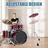 Electronic Mounting Stand with Plate, Heavy Duty Double Braced Mounting Stand for Electronic Modules & Controller Multi Pads and Drum Pads image