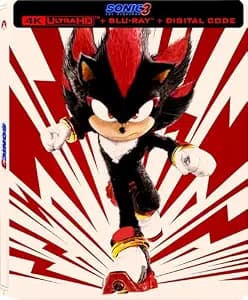 Sonic The Hedgehog 3 Amazon Exclusive [4K Steelbook + Blu-Ray + Digital Copy] image