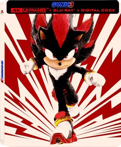 Sonic The Hedgehog 3 Amazon Exclusive [4K Steelbook + Blu-Ray + Digital Copy] image