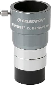 Celestron Omni 1.25" 2X Barlow Lens, Multi, Model Number: 93326 image