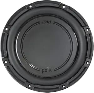 Polk Audio DB1042 DVC - DB+ Series 10" Shallow Subwoofer for Marine/Car Sound System, 28Hz-200Hz Frequency Response, Dual 4-Ohm Voice Coils & Polypropylene Woofer Cone image