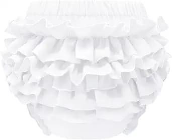 Olreco Baby Bloomers Diaper Covers for Girls Ruffle Bloomers for Toddler Girls Diaper Cover Baby Girl Shorts Infant Underwear image