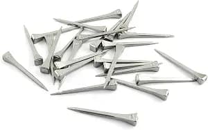 DZS Elec 100pcs Steel 2 Inches E5 Horseshoe Nail Stainless Steel Horseshoe Tools for Horse Training Equestrian Sports image