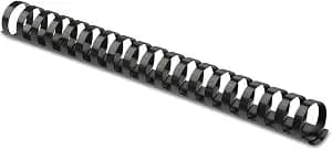 Fellowes Plastic Comb Bindings, 1.5 Inches, 340-Sheet Capacity, Black, 10 per Pack (52066) image