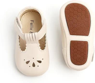 Soft Sole Baby Shoes - Infant Baby Walking Shoes Moccasins Rubber Sole Crib Shoes image