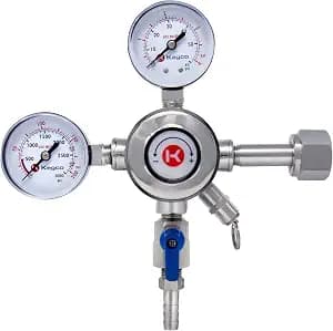 Kegco KC LH-542 Draft Beer Regulator, Chrome image
