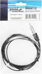 BOSS Audio Systems MRANT10 Weatherproof Marine Dipole Hideaway Antenna,Black image