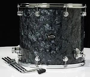 DW Performance Series Floor Tom - 16 Inches X 18 Inches Black Diamond FinishPly image