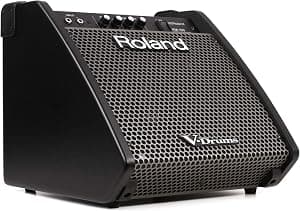 Roland PM-100 Compact Electronic V-Drum Set Monitor, 80-Watt,Black image