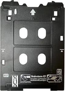 Brainstorm ID Inkjet PVC Card Tray for Canon PIXMA TS82xx, TS83xx, and TS95xx Series Printers (Canon MP/Multi-Purpose Tray Printers) image