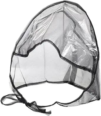 Waterproof Rain Bonnet Hat w Full Cut Visor & Netting for Men/Women (Unisex) image